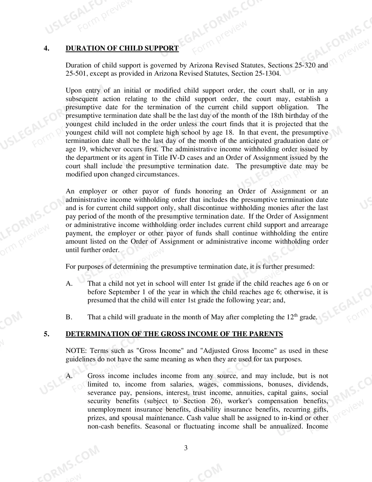 Preview 2015 Child Support Guidelines