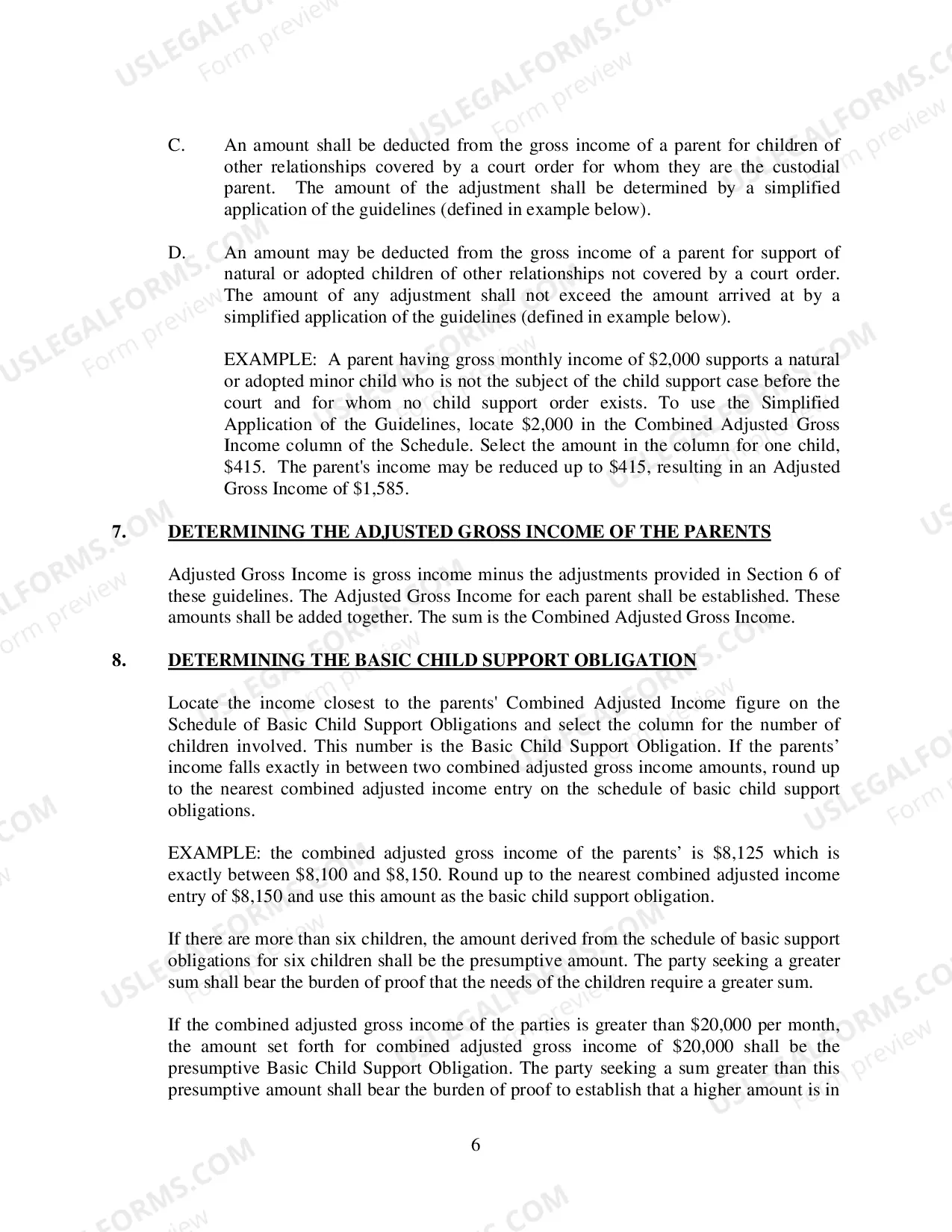Preview 2015 Child Support Guidelines