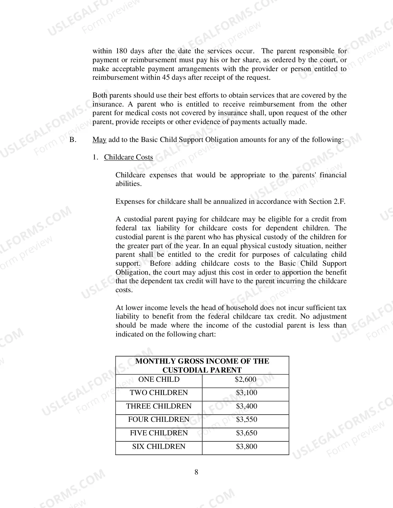 Preview 2015 Child Support Guidelines