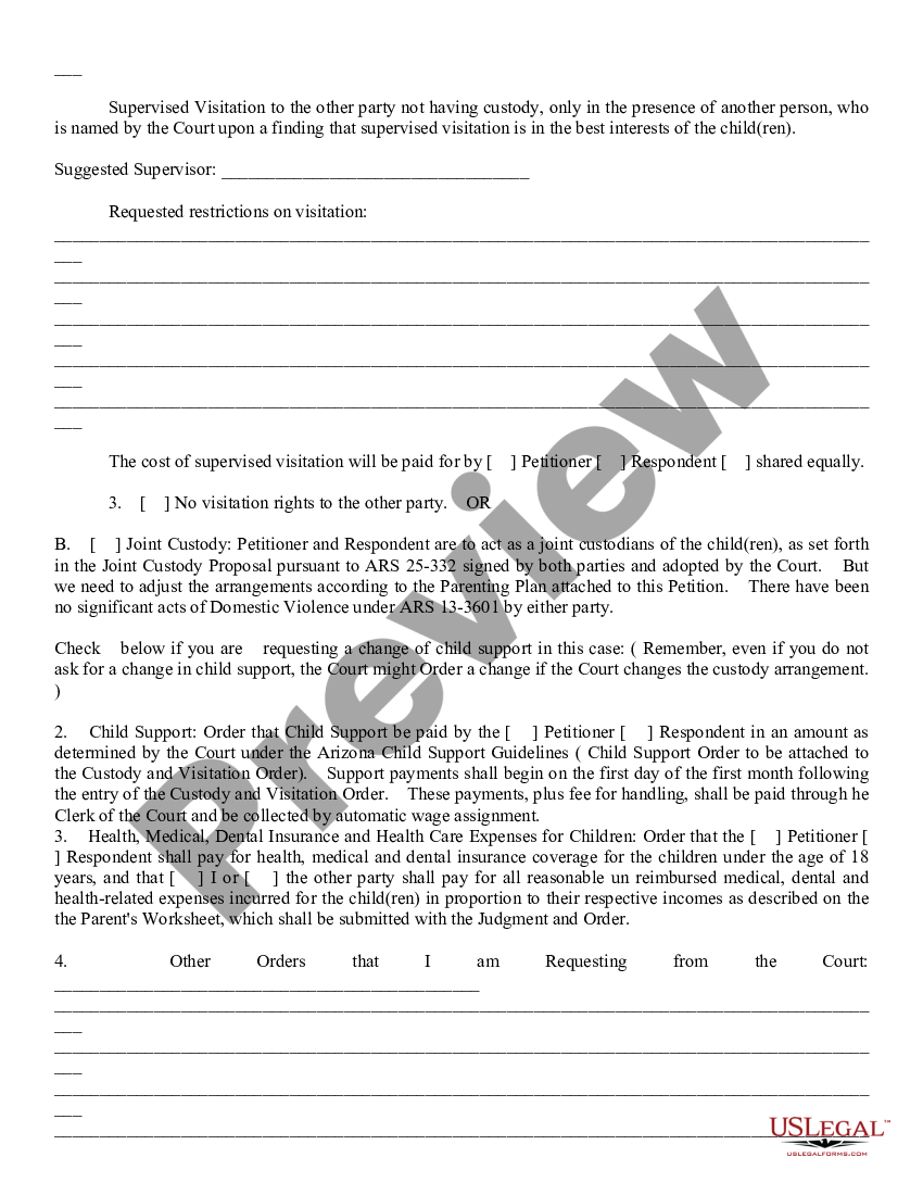 Arizona Child Custody Forms Without Court Philippines | US Legal Forms