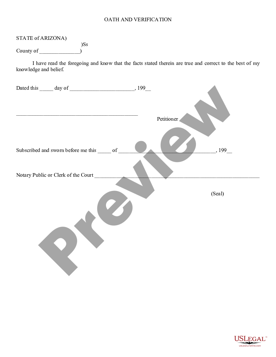 form Petition for Termination of Parent Child Relationship preview