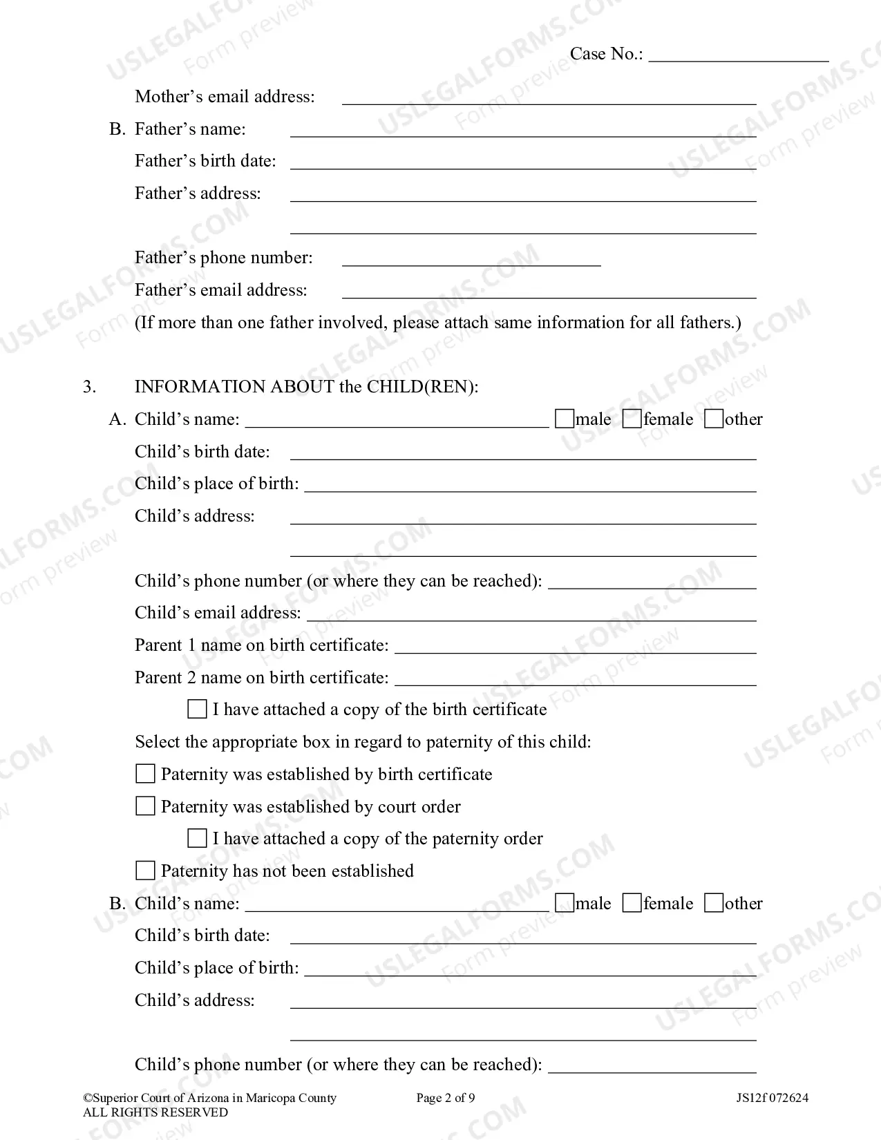 Preview Petition For Termination Of Parent Child Relationship