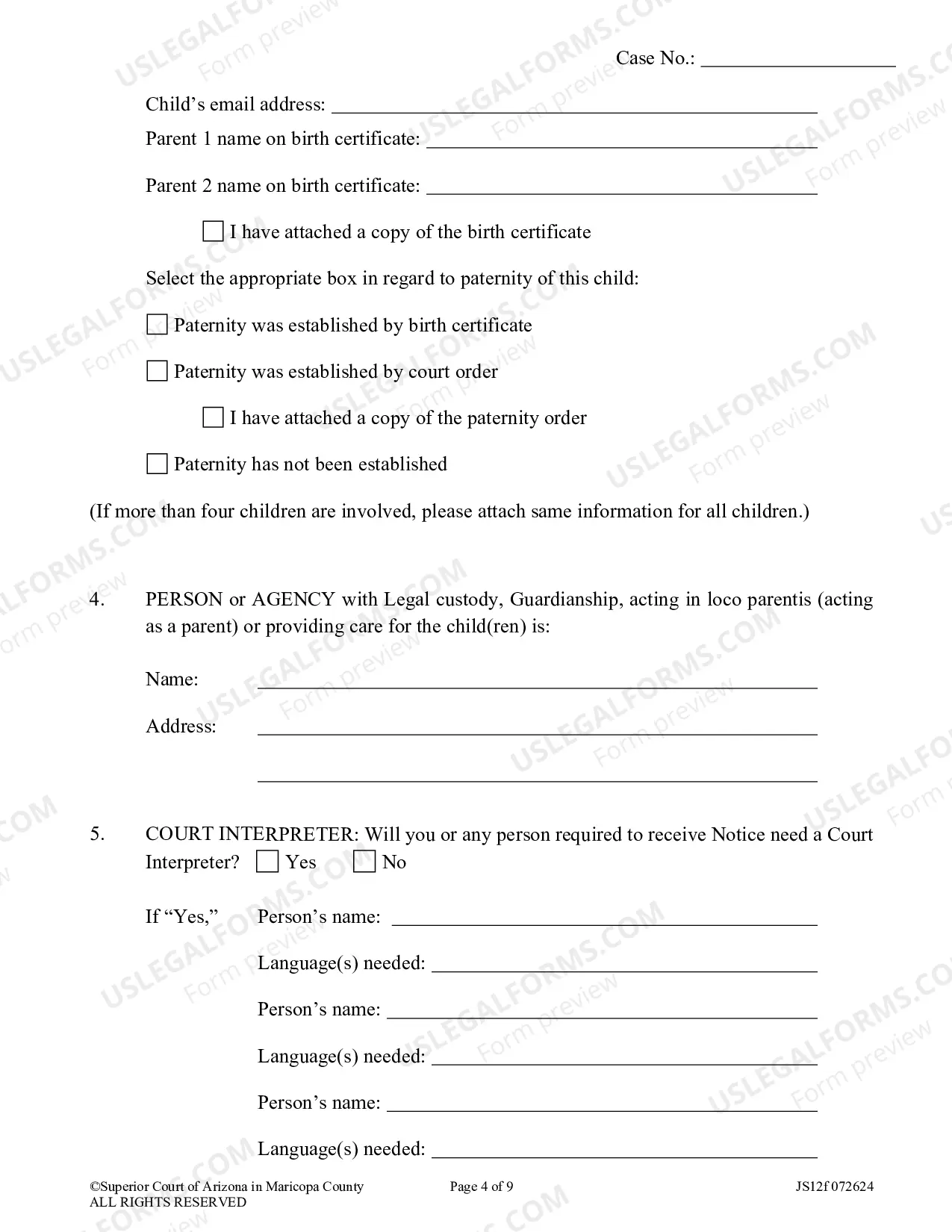 Preview Petition For Termination Of Parent Child Relationship