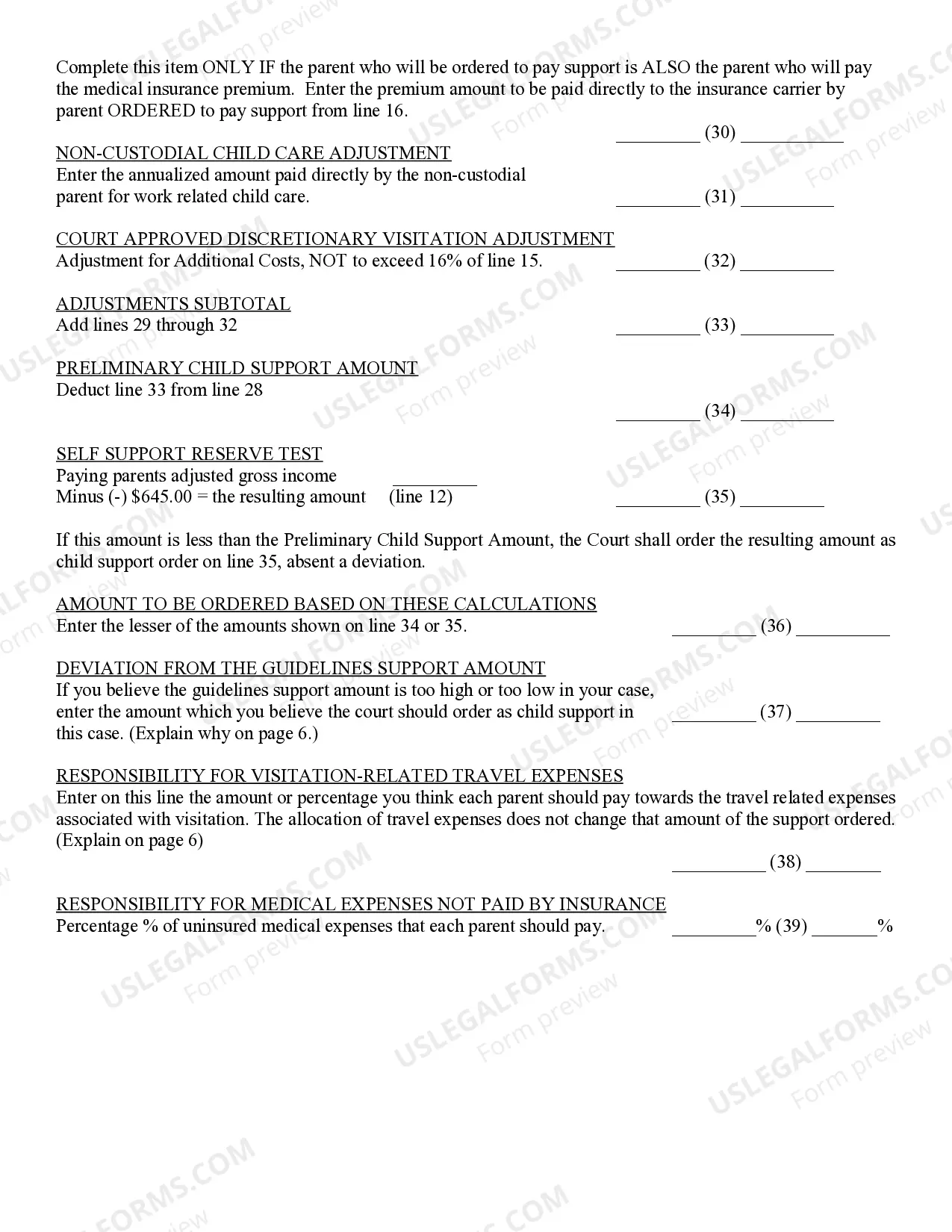 Preview Parents Worksheet and Instructions with Attachments