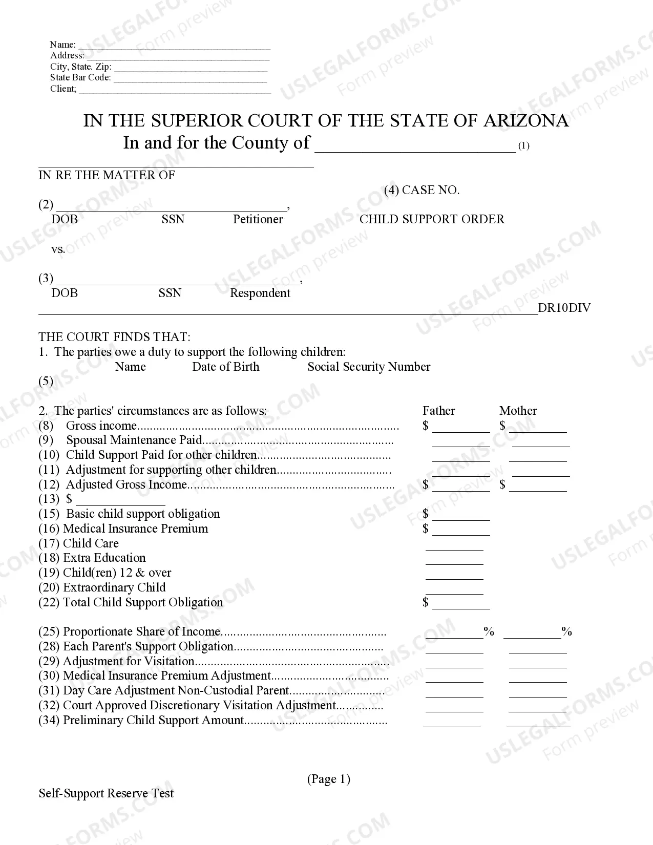 Preview Parents Worksheet and Instructions with Attachments