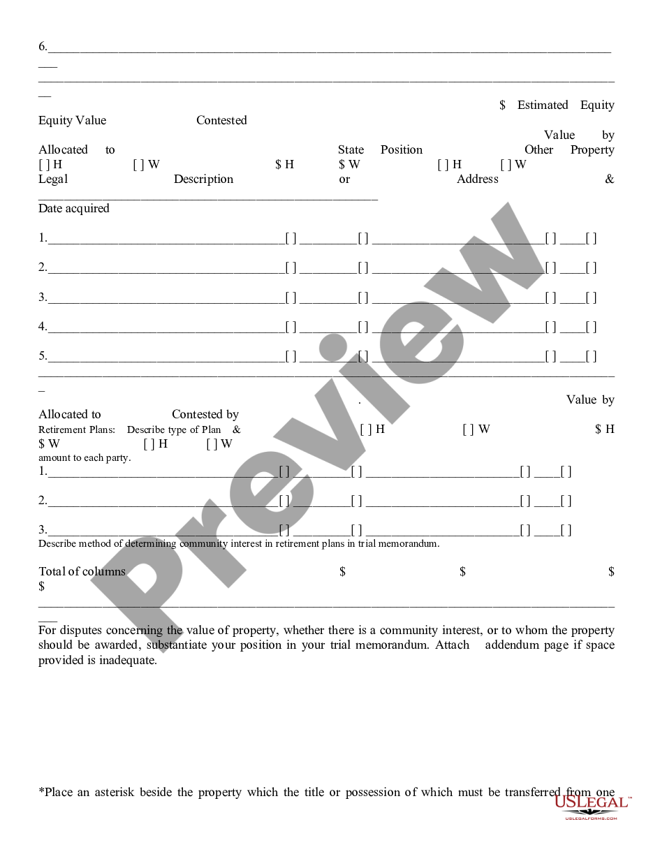 page 2 Inventory of Personal Property preview