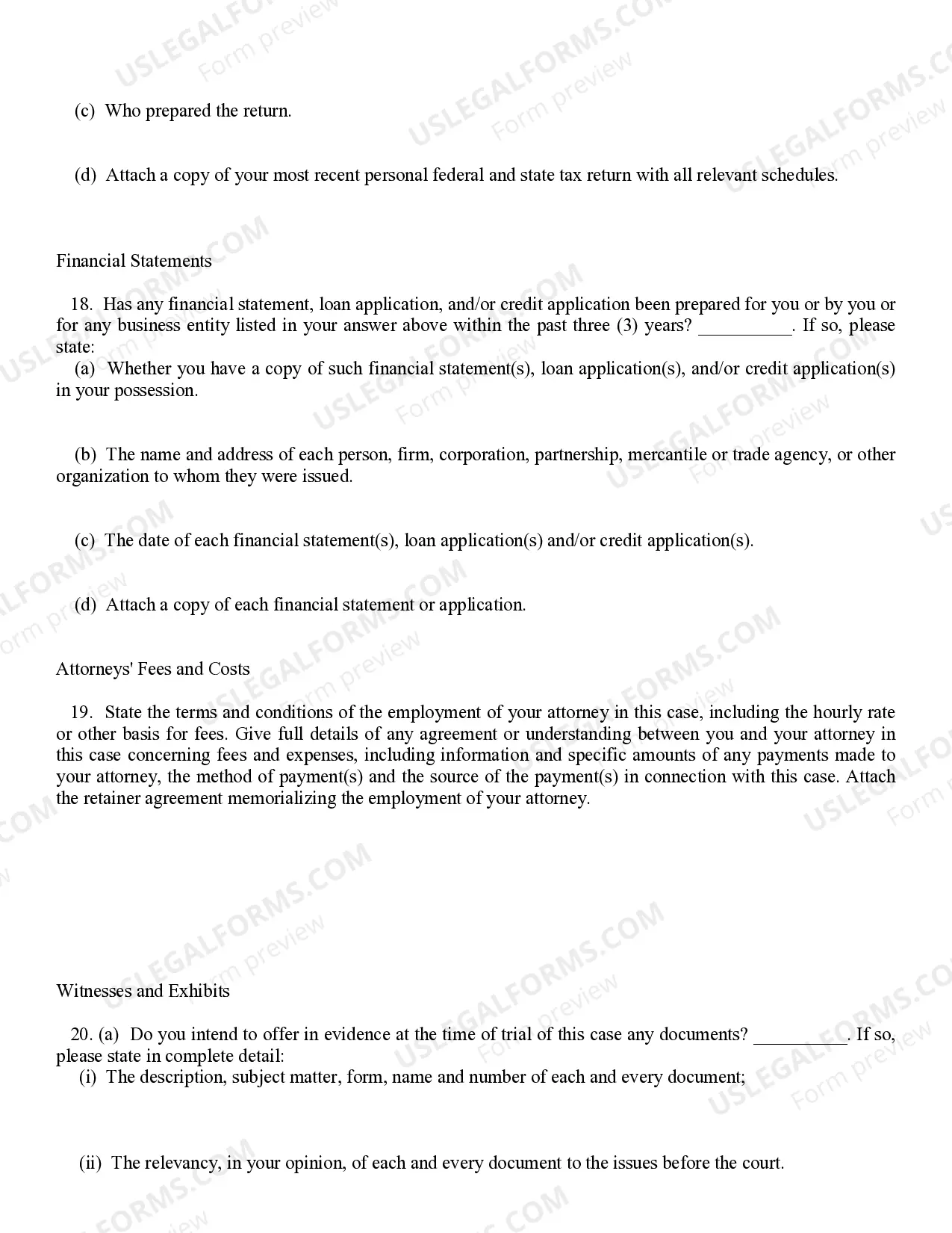 Preview DR Interrogatories