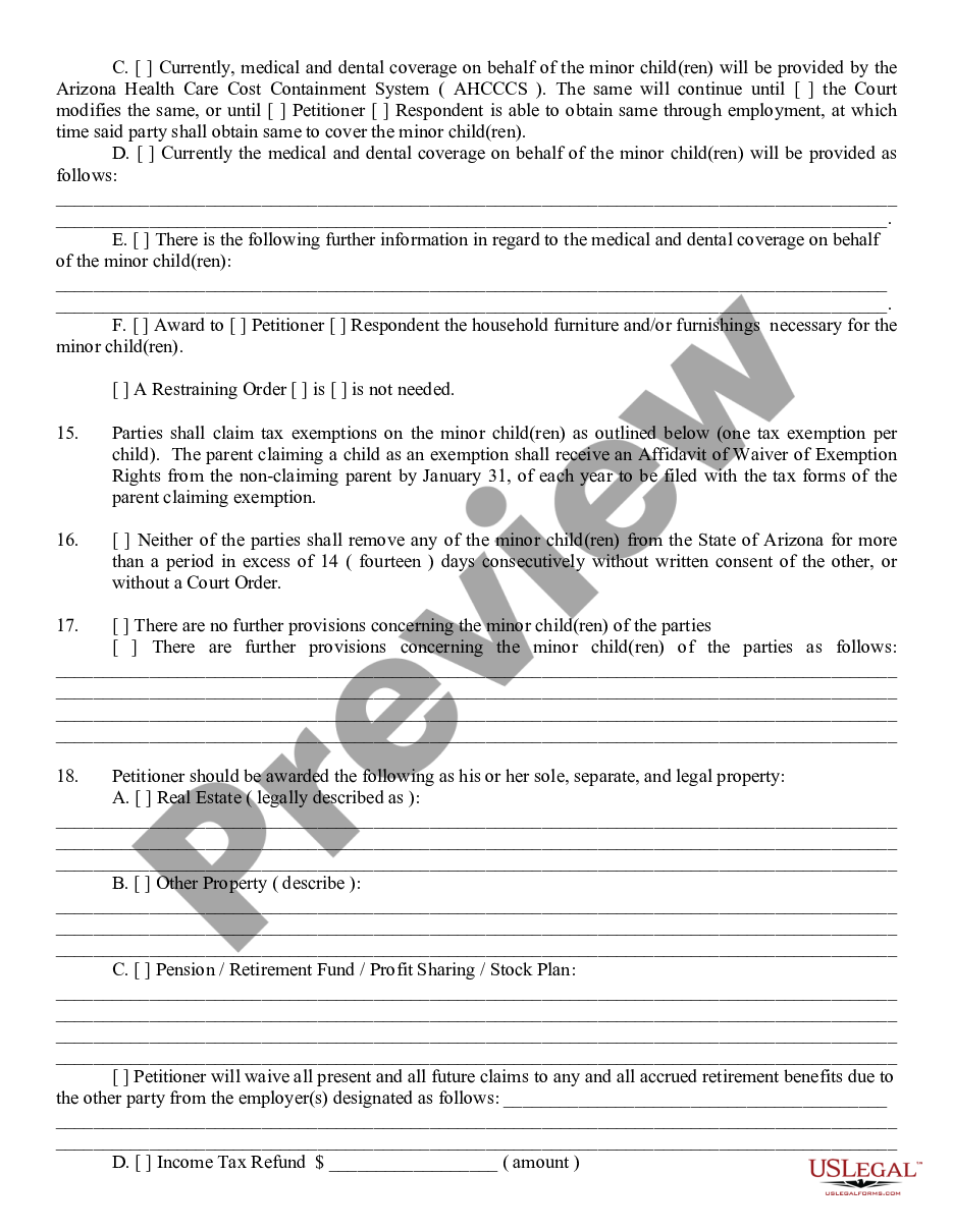 form Amended Petition preview
