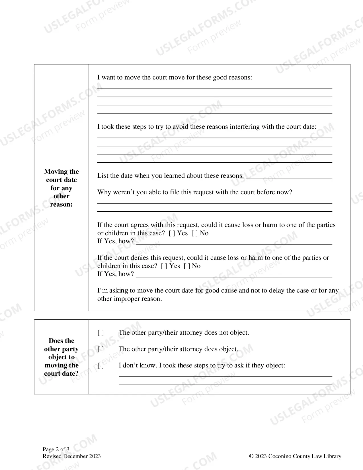 Preview Motion To Continue And Order