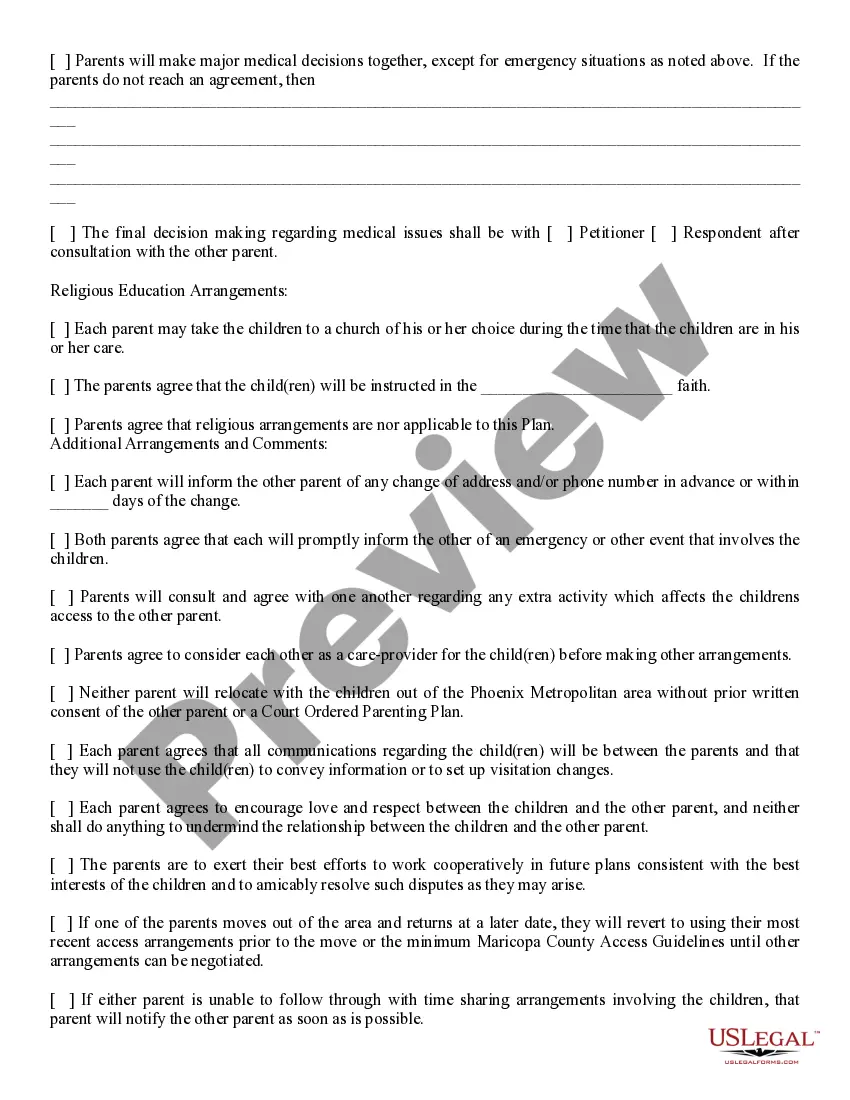 Get Parenting Plan Preview Parenting Plan