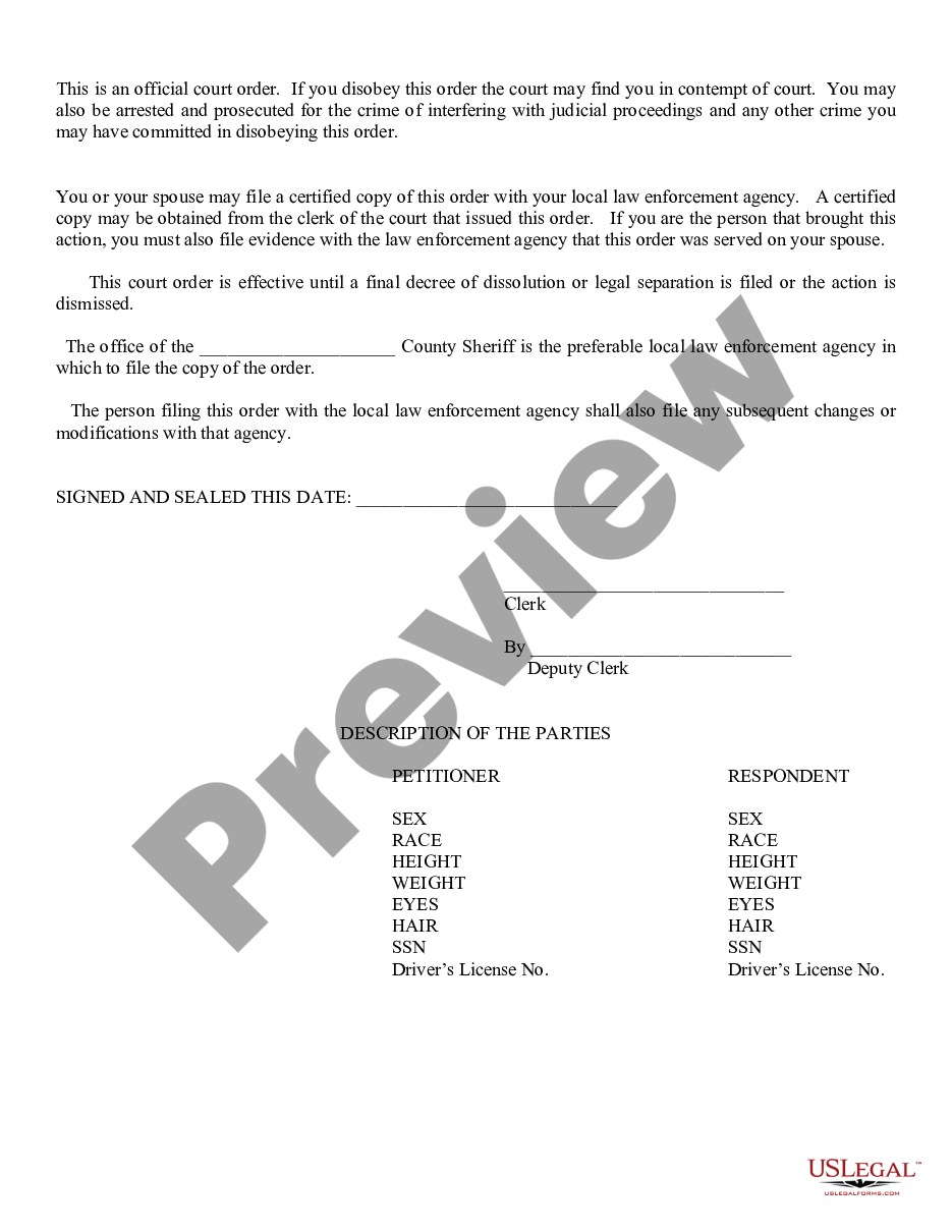 form Preliminary Injunction preview
