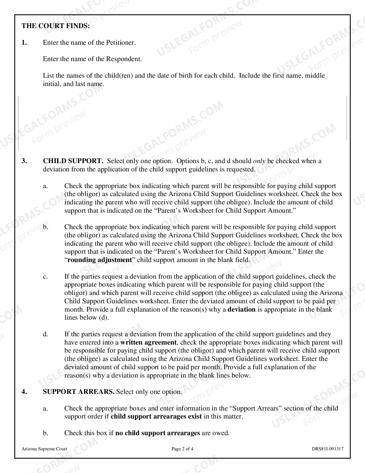 Preview Parents Worksheet For Child Support Amount