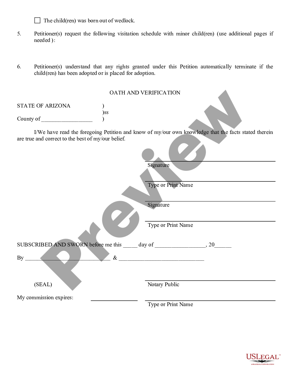page 3 Petition for Visitation Rights of Grandparents preview