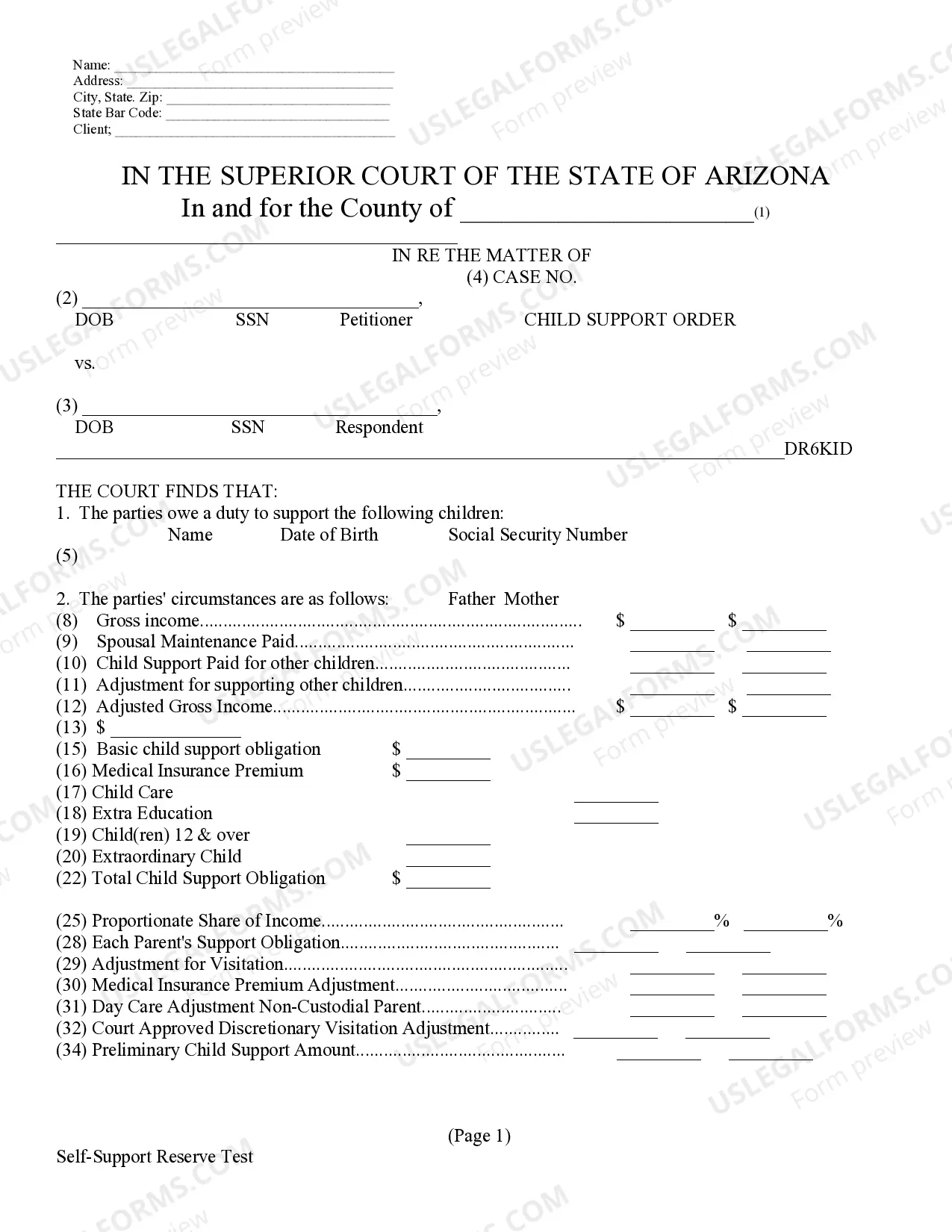 Preview Parents Worksheet and Instructions with Attachments