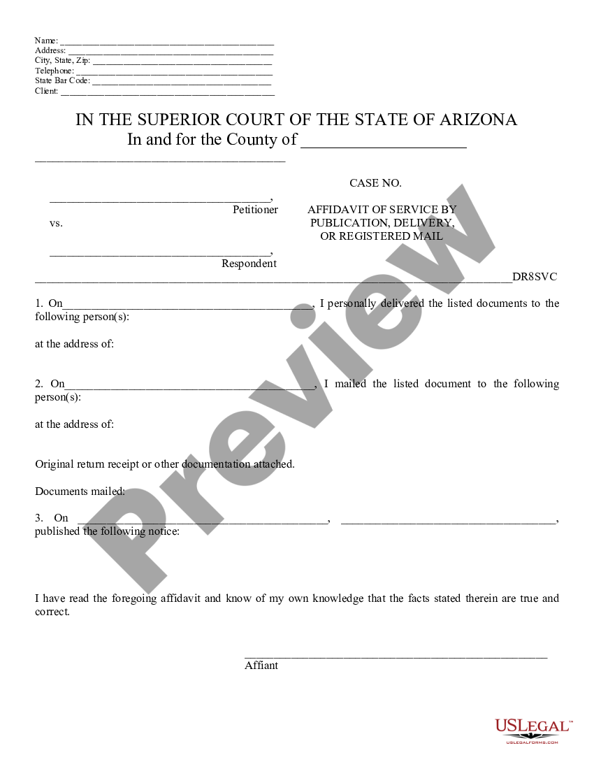 general affidavit template