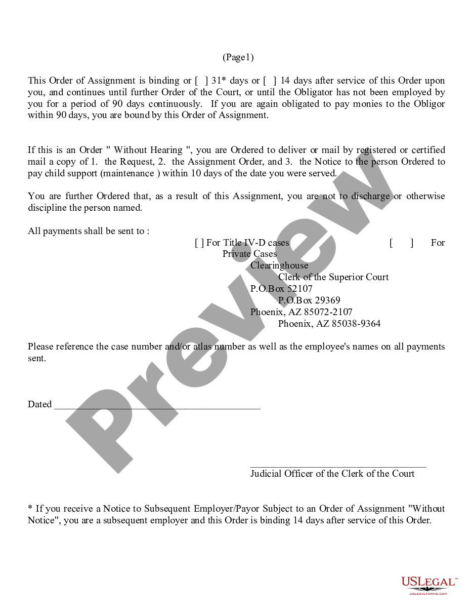 page 6 Motion to Quash Order of Assignment With Attachments preview