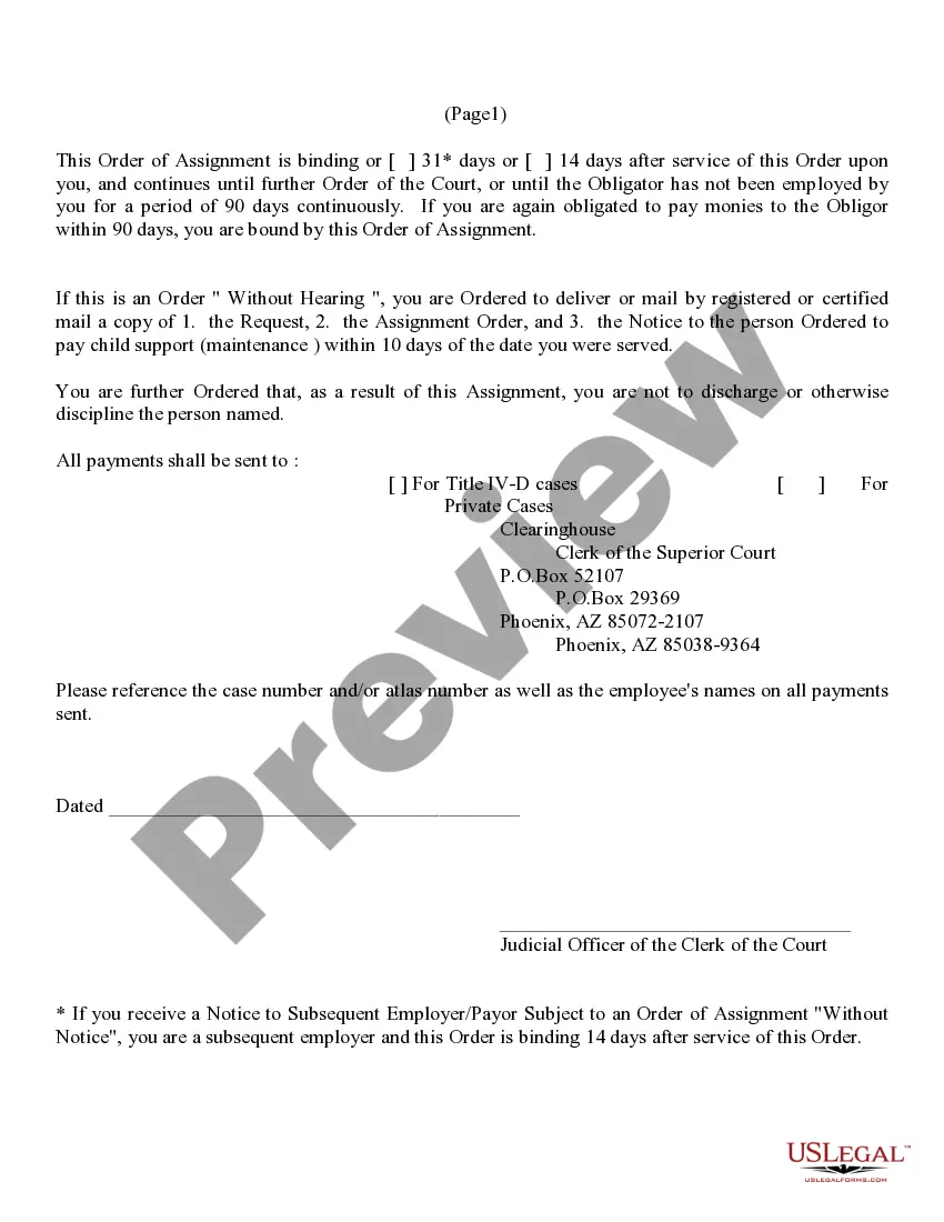 Get Motion to Quash Order of Assignment With Attachments Preview Motion to Quash Order of Assignment With Attachments
