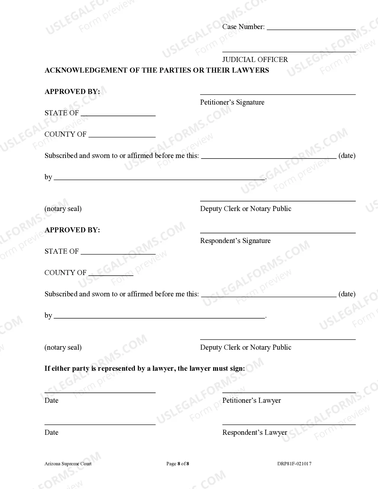 Preview Judgment and Order for Paternity