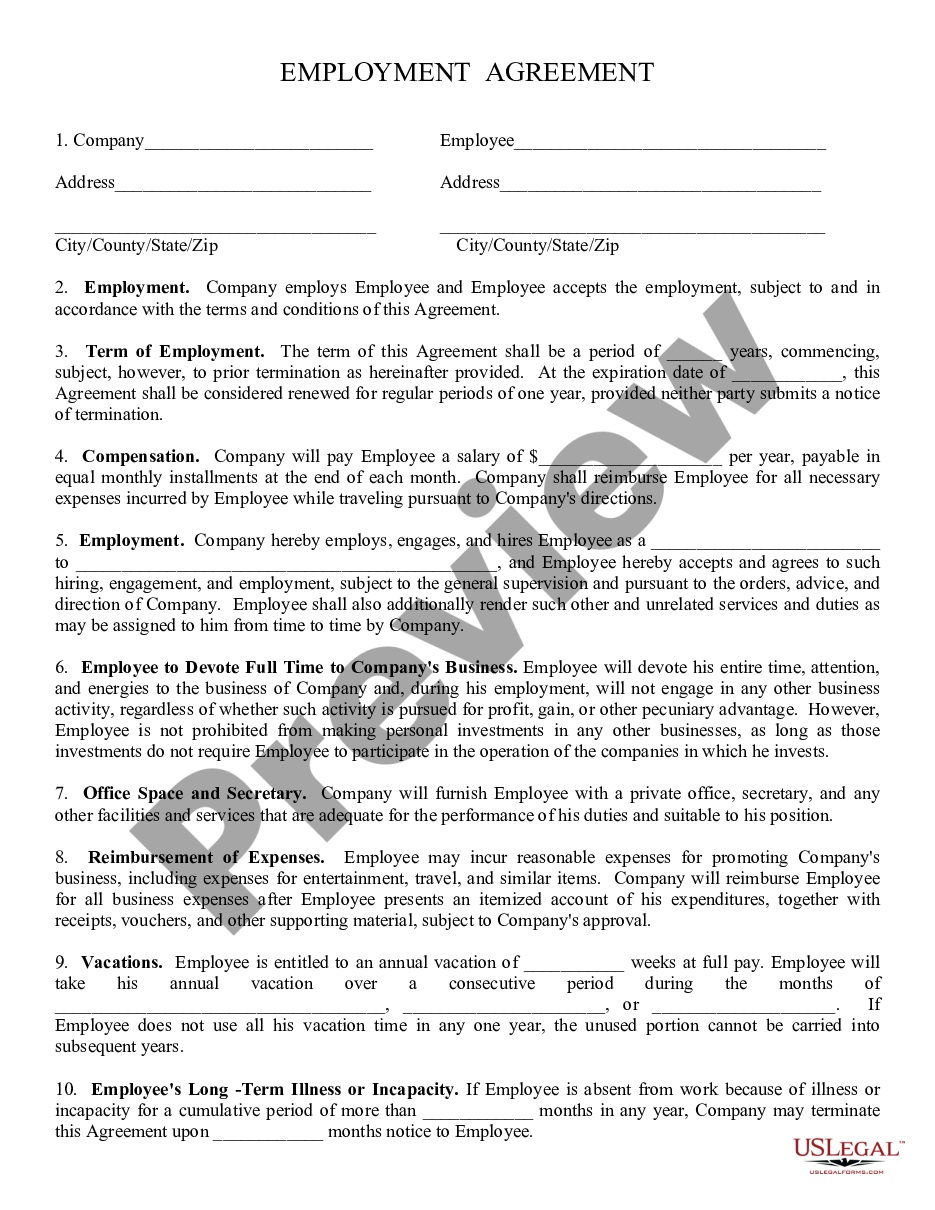 page 0 Nondisclosure Agreement for Employee preview