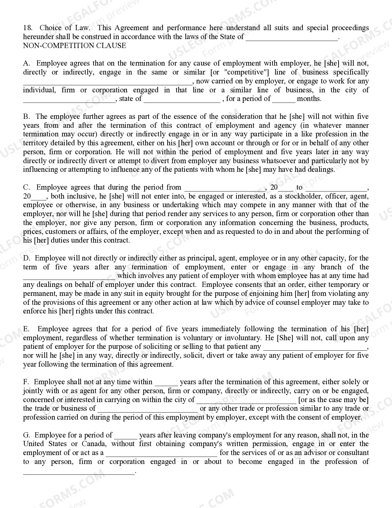 Preview Employment Agreement Arizona