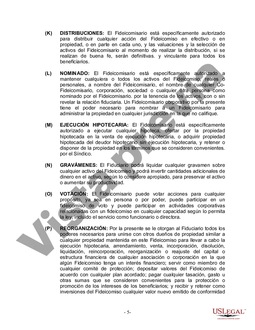 Preview Fideicomiso en vida para esposo y esposa con un hijo