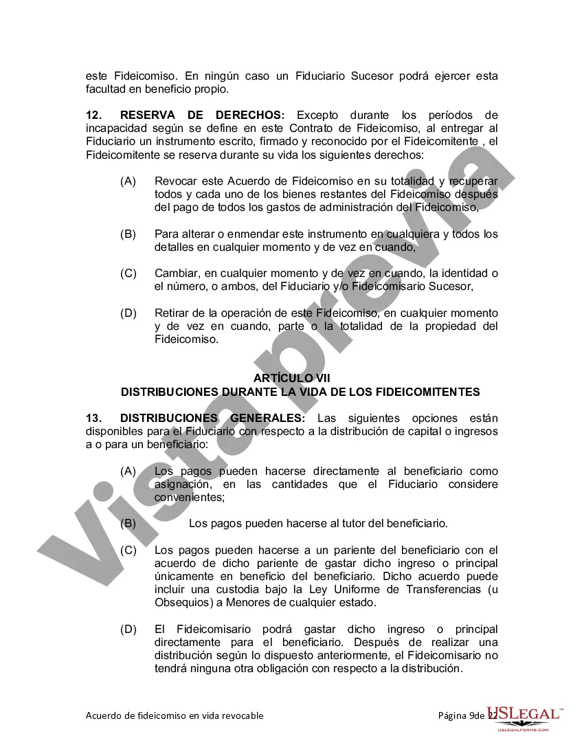 Preview Fideicomiso en vida para esposo y esposa con hijos menores o adultos
