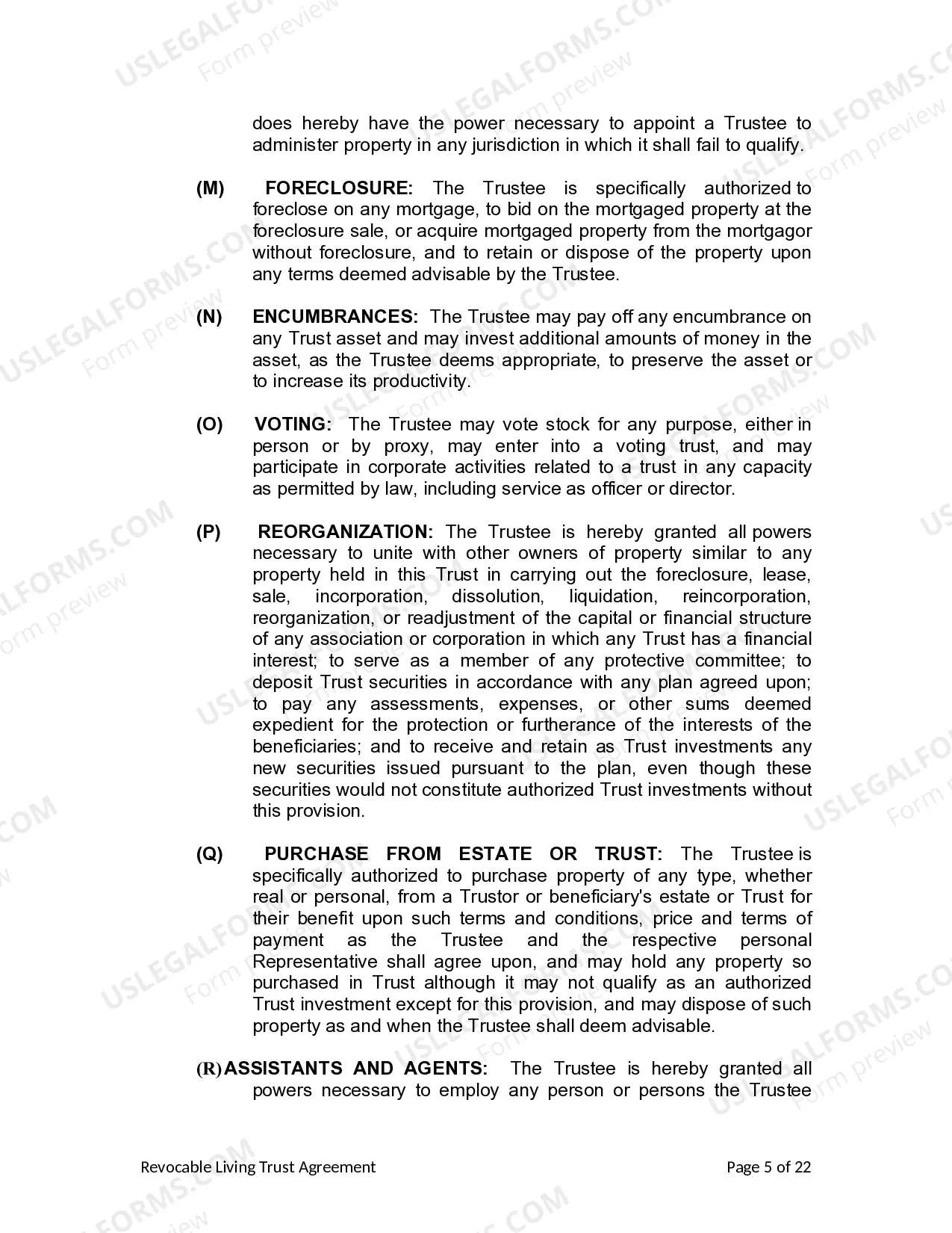 Preview Living Trust for Husband and Wife with Minor and or Adult Children