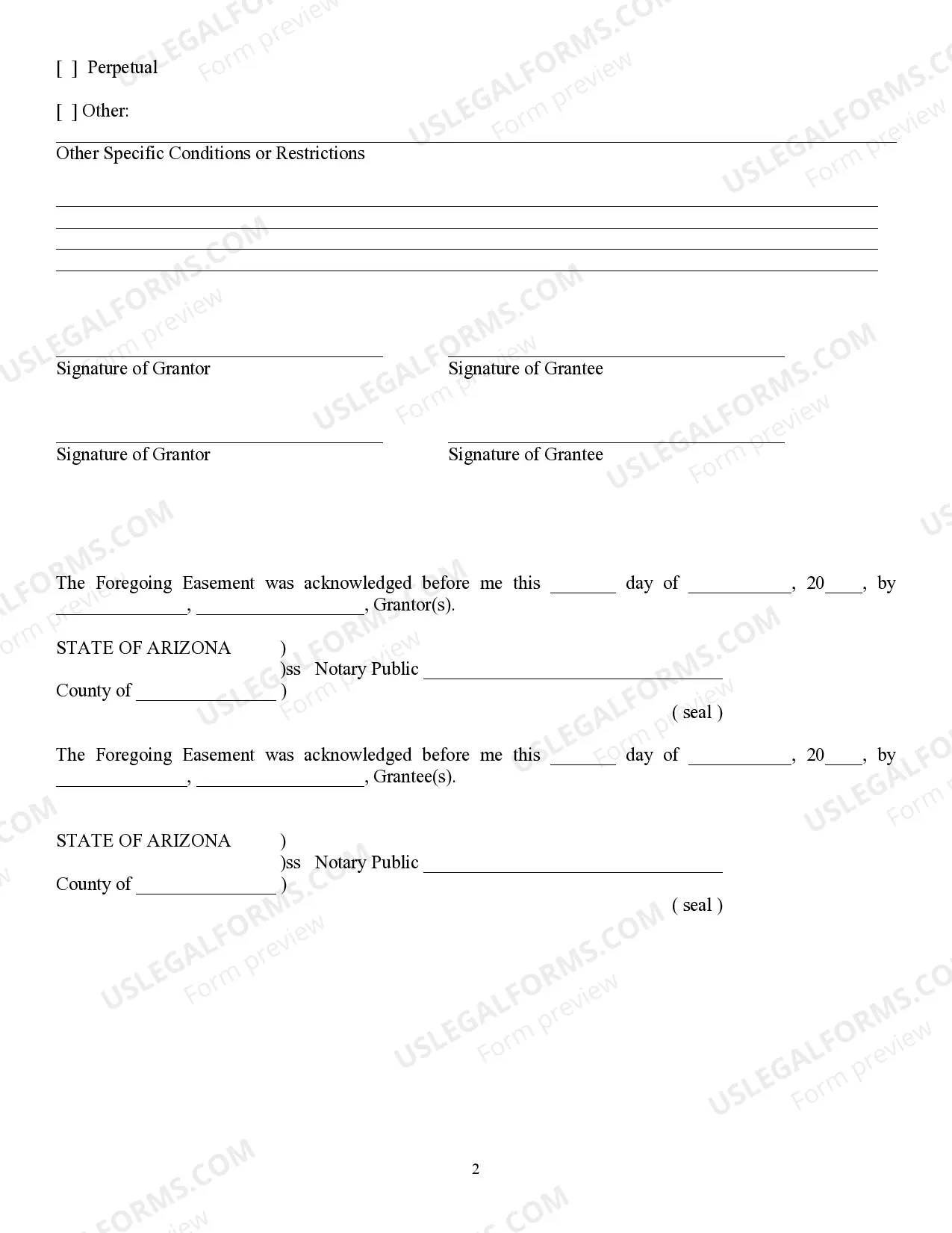 Preview General Grant of Easement