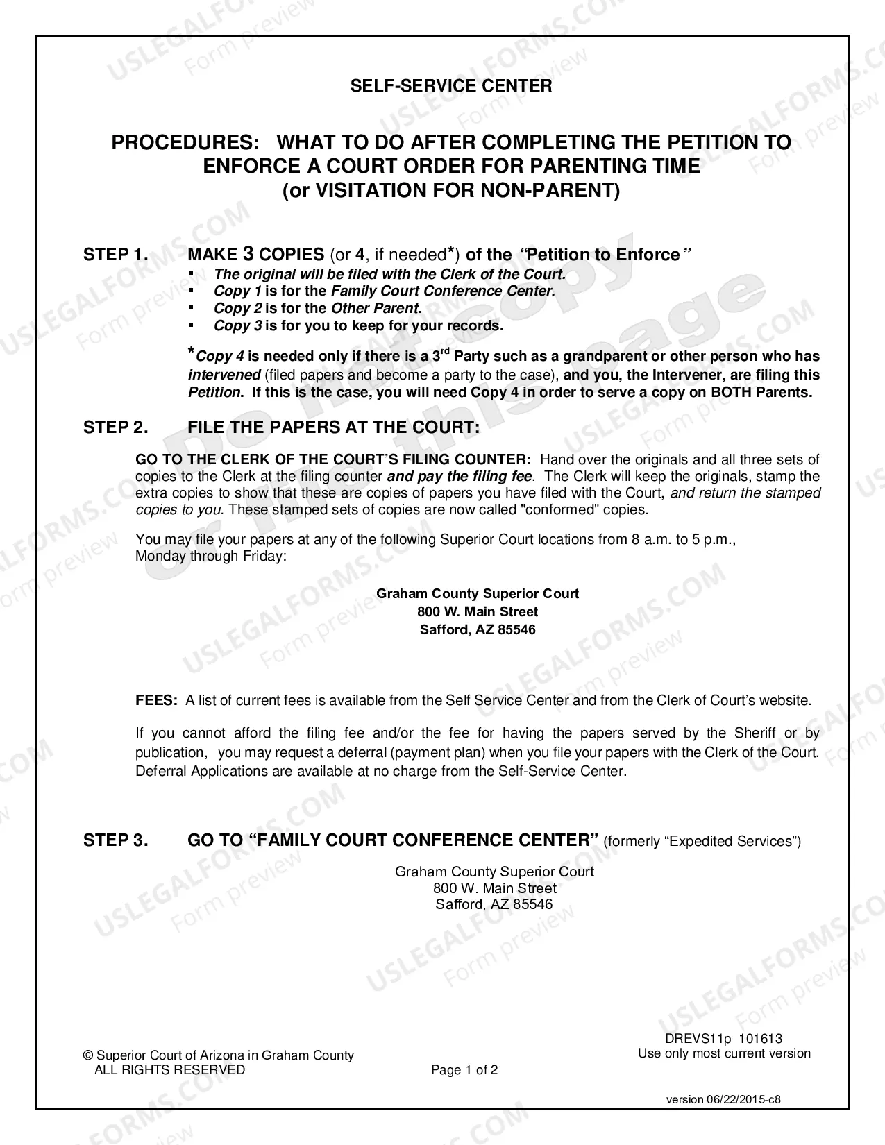 Preview To Enforce a Court Order for Parenting Time