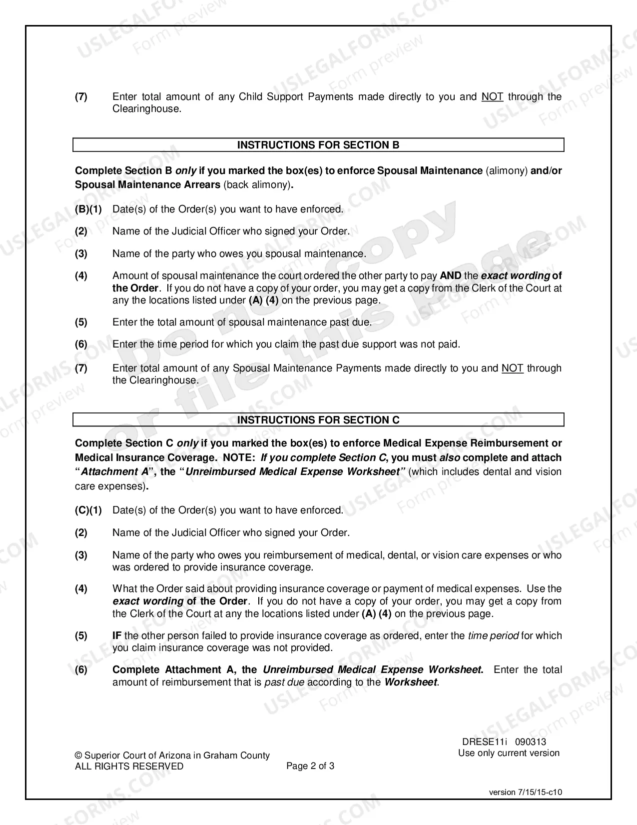 Preview To Enforce a Court Order to Pay Support