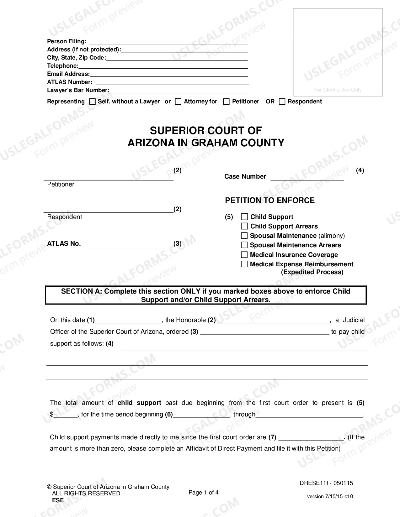 Preview To Enforce a Court Order to Pay Support