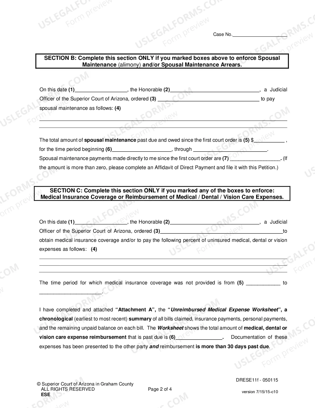 Preview To Enforce a Court Order to Pay Support