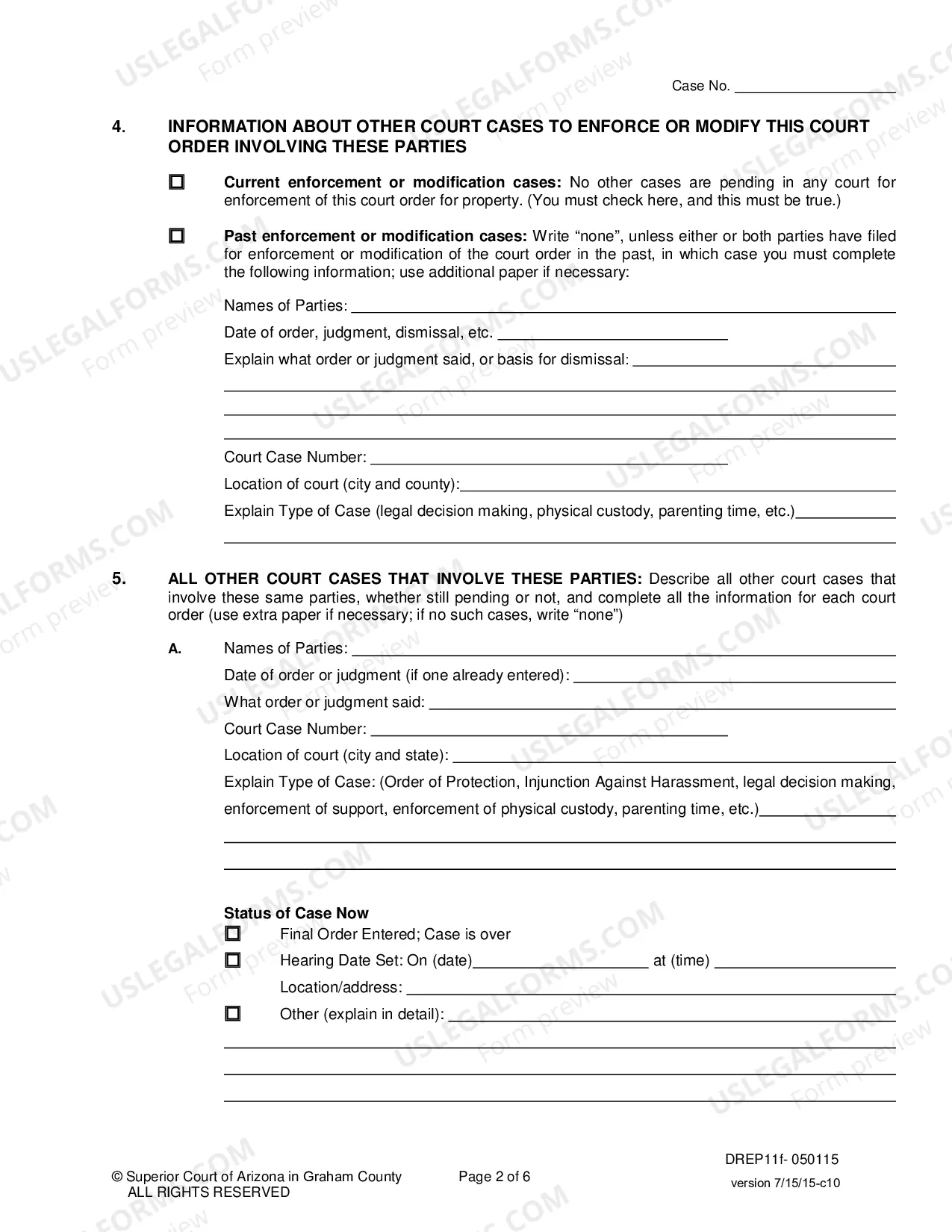 Preview Petition for Enforcement of Order on Property