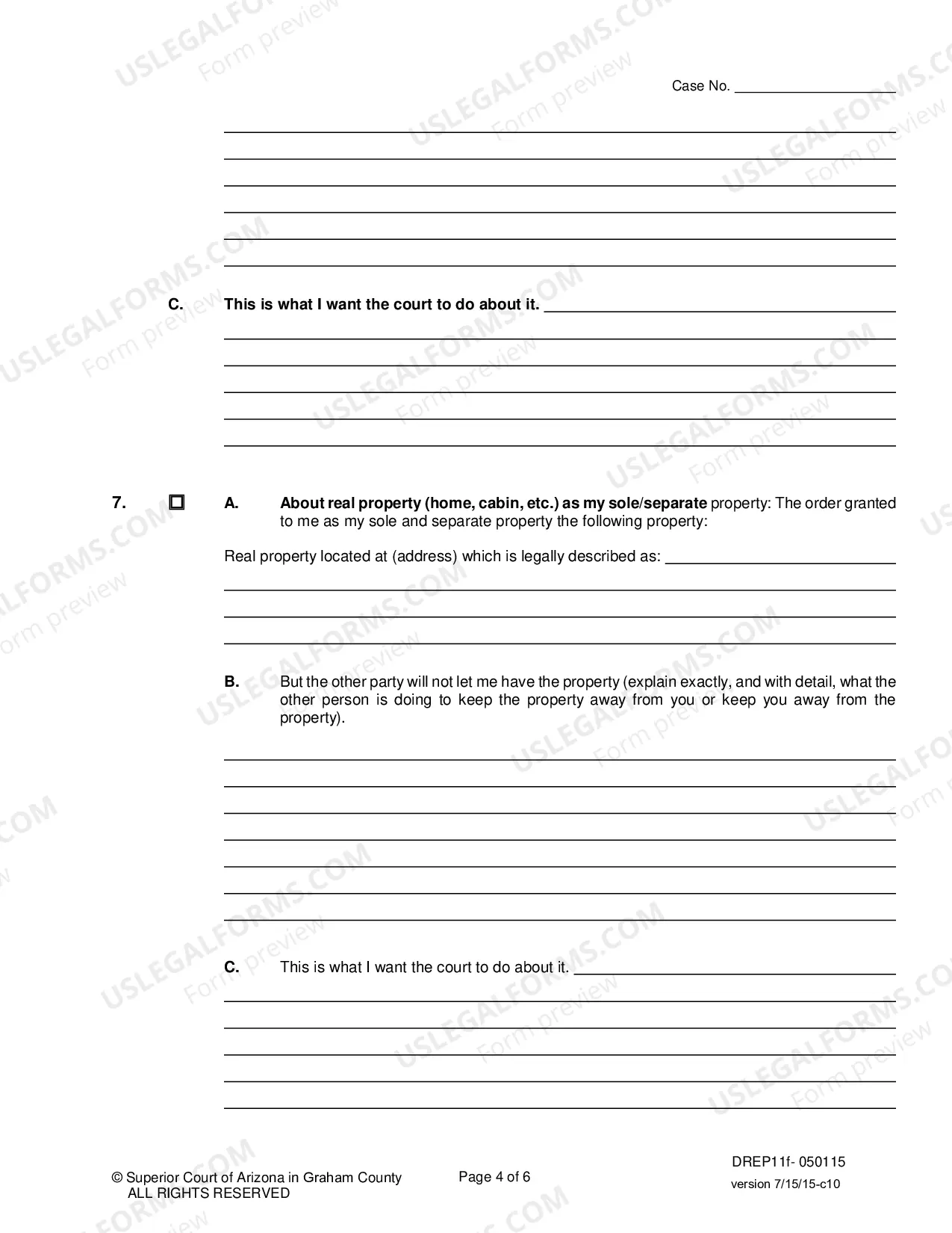 Preview Petition for Enforcement of Order on Property