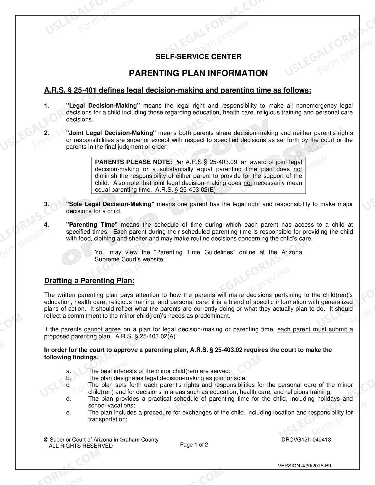 Preview Paternity Packet