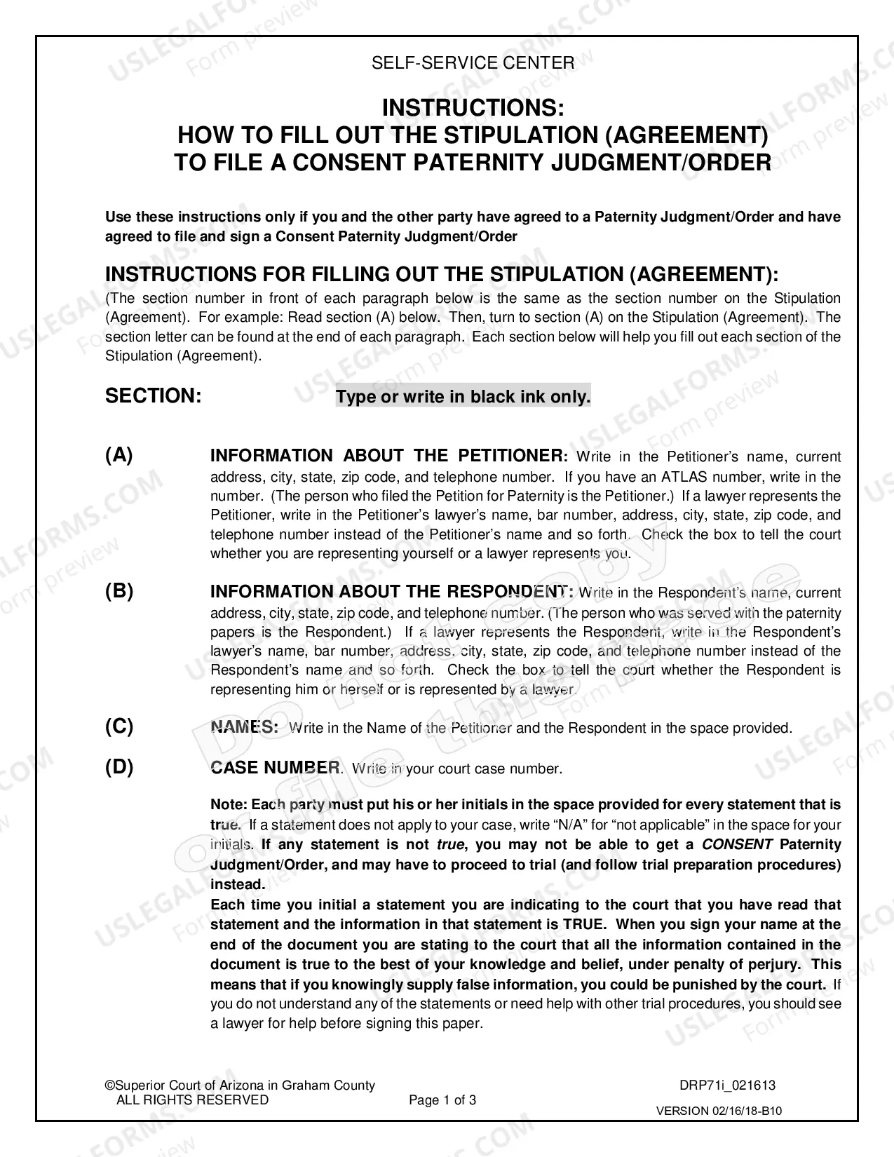 Preview Paternity Decree by Consent or Agreement of Both Parties