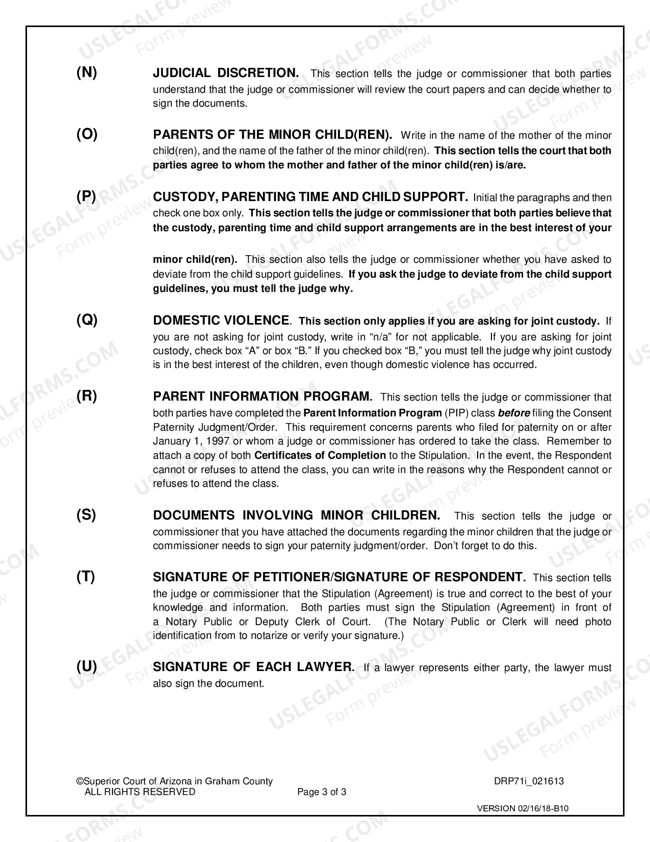 Preview Paternity Decree by Consent or Agreement of Both Parties