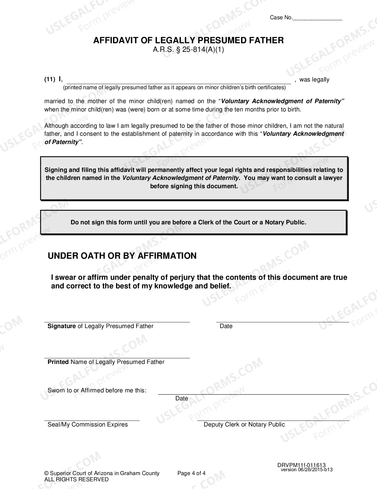 Preview Voluntary Paternity-Mom Married