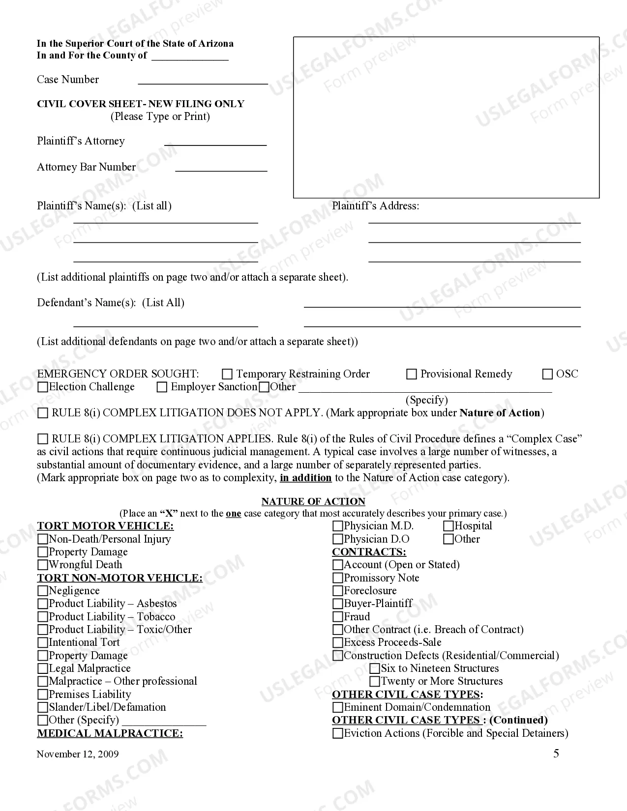 Preview Arizona Foreign Judgment Enrollment