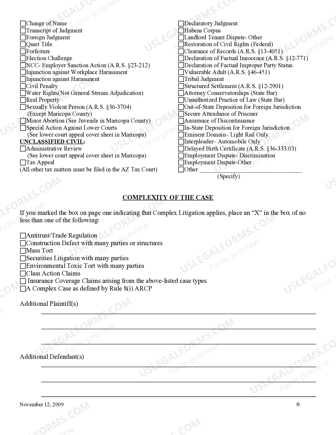 Preview Arizona Foreign Judgment Enrollment
