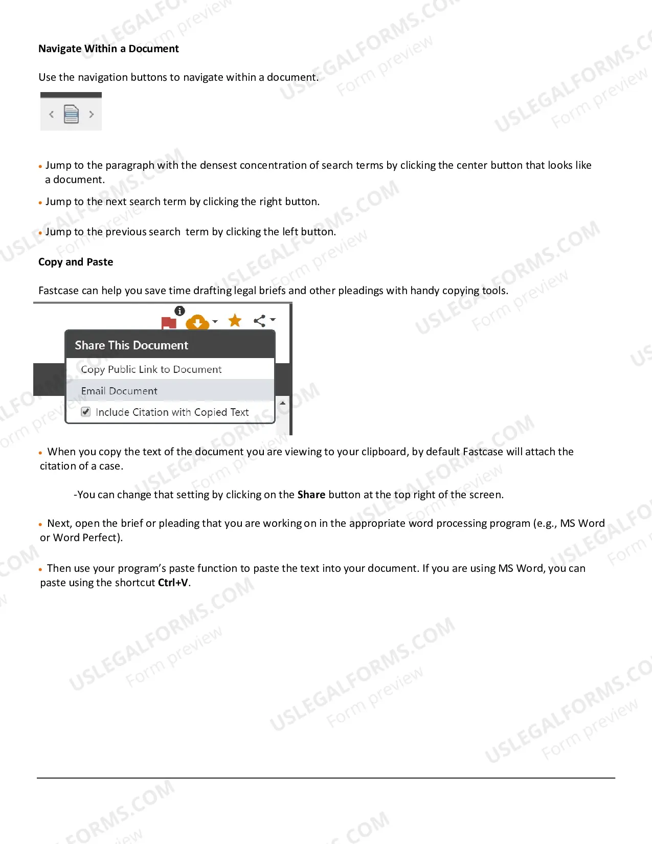Preview Fastcase User Guide