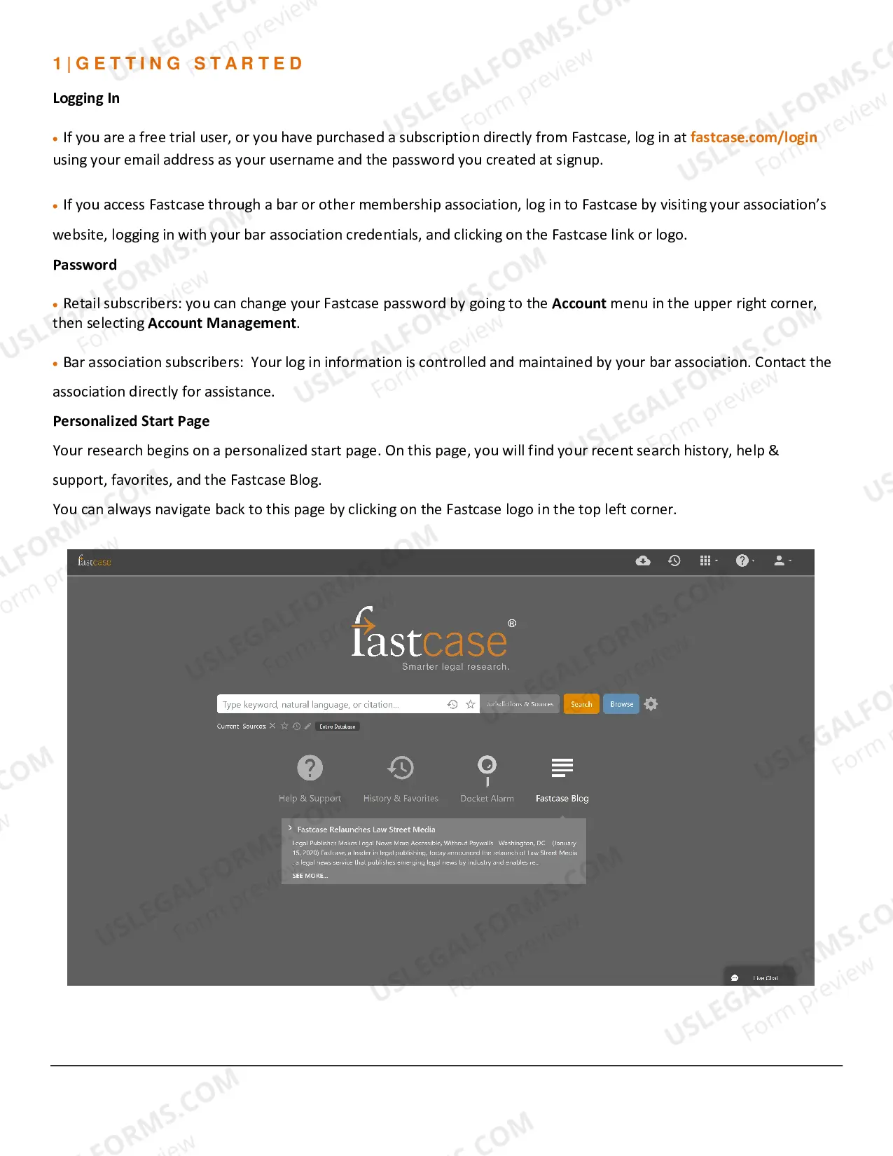 Preview Fastcase User Guide