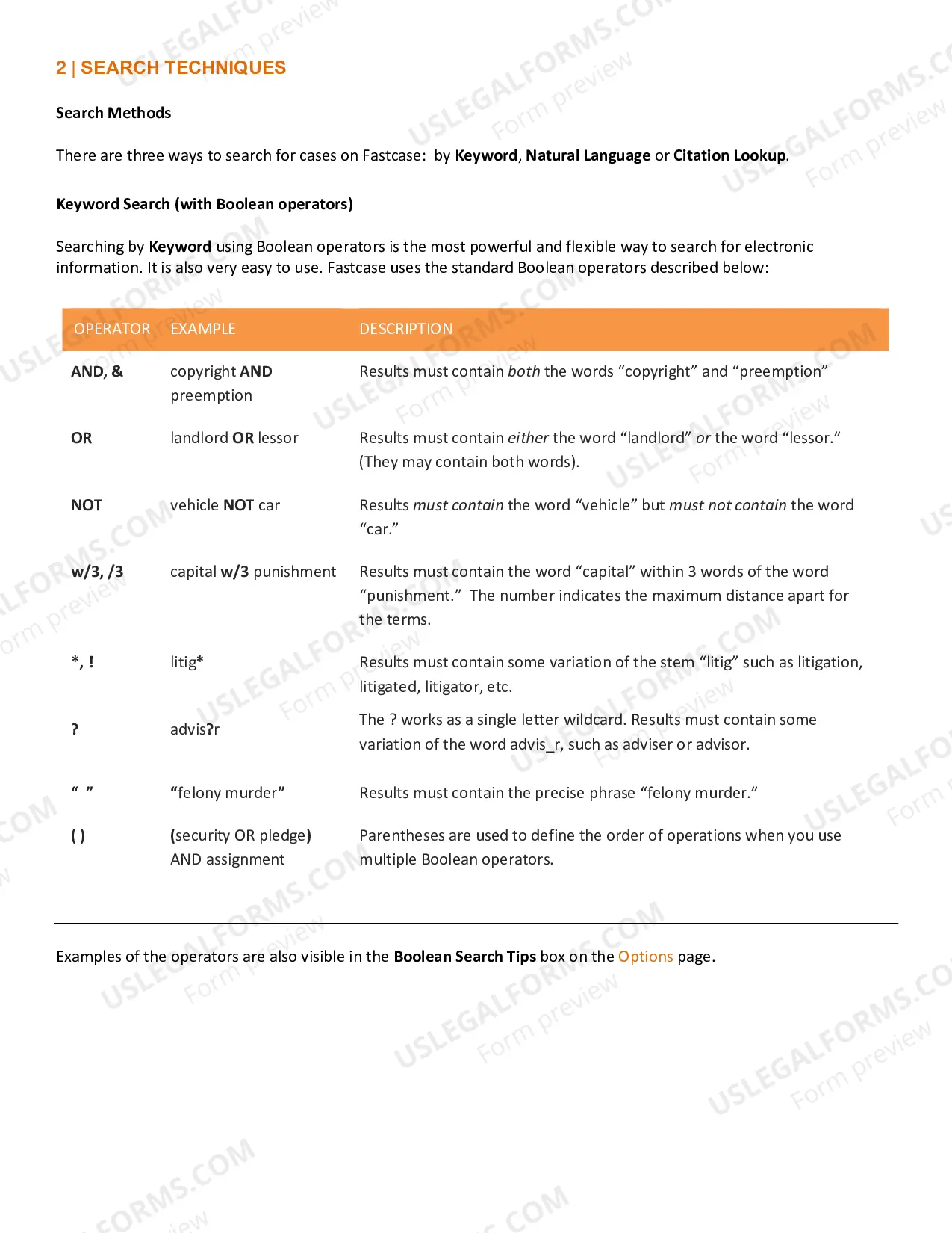 Preview Fastcase User Guide