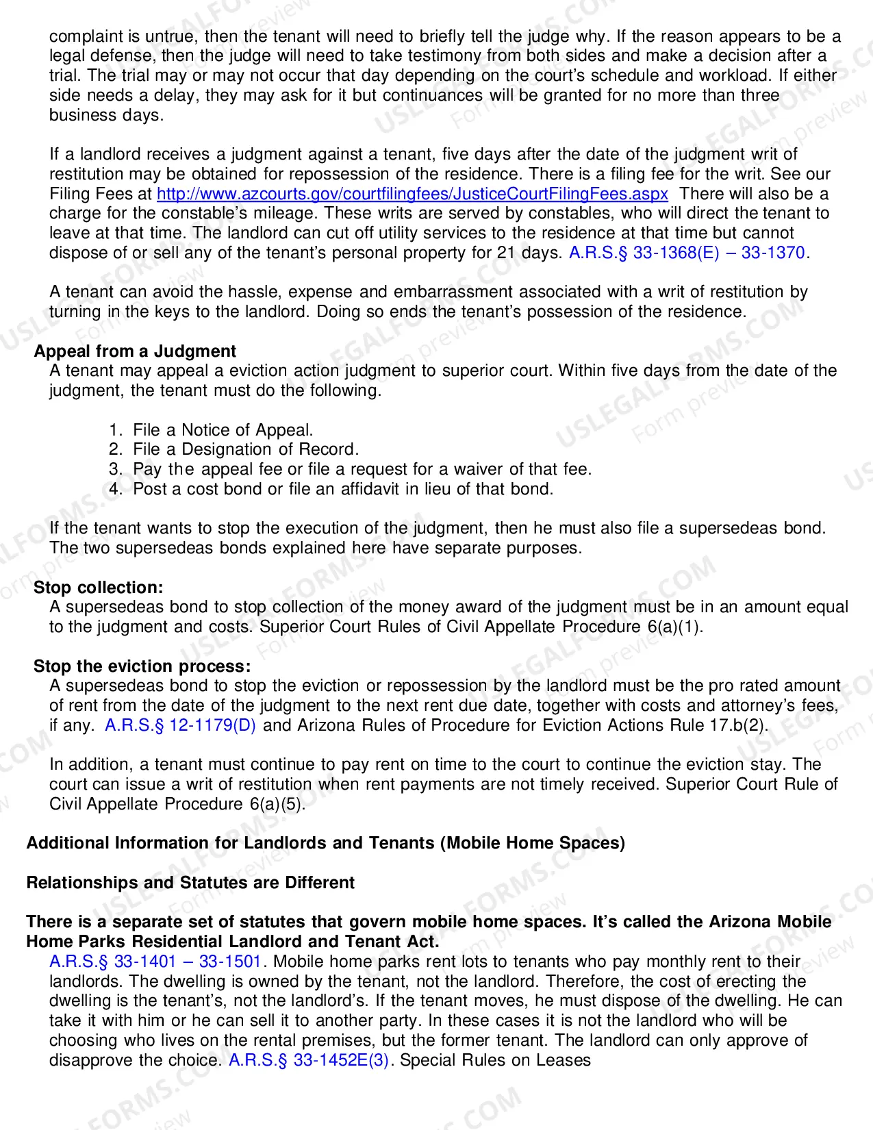 Preview Landlord / Tenant Important Information