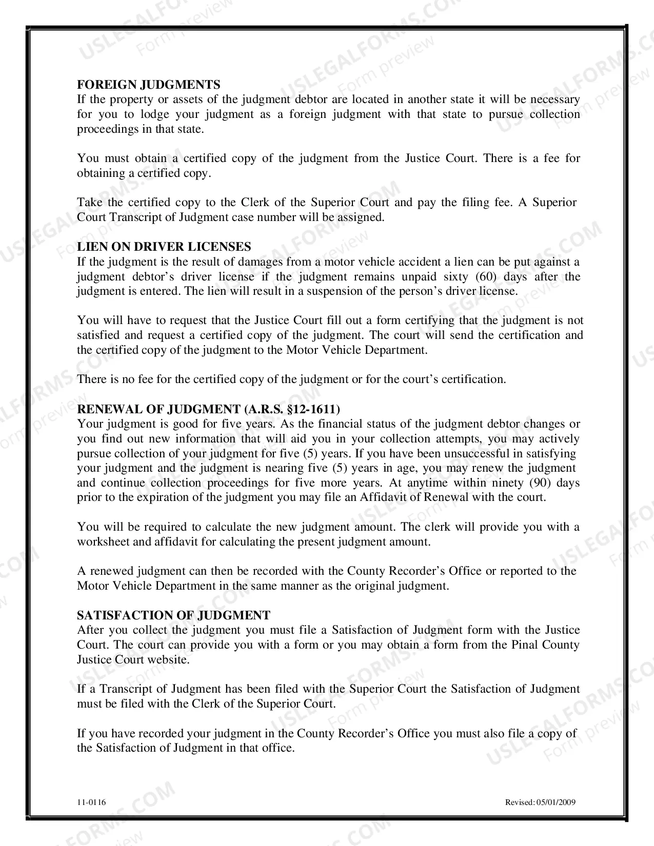 Preview If you Win your Case - Collecting A Judgment