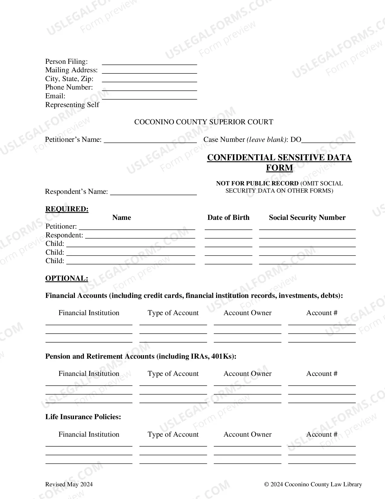 Preview Packet for Family Court Services