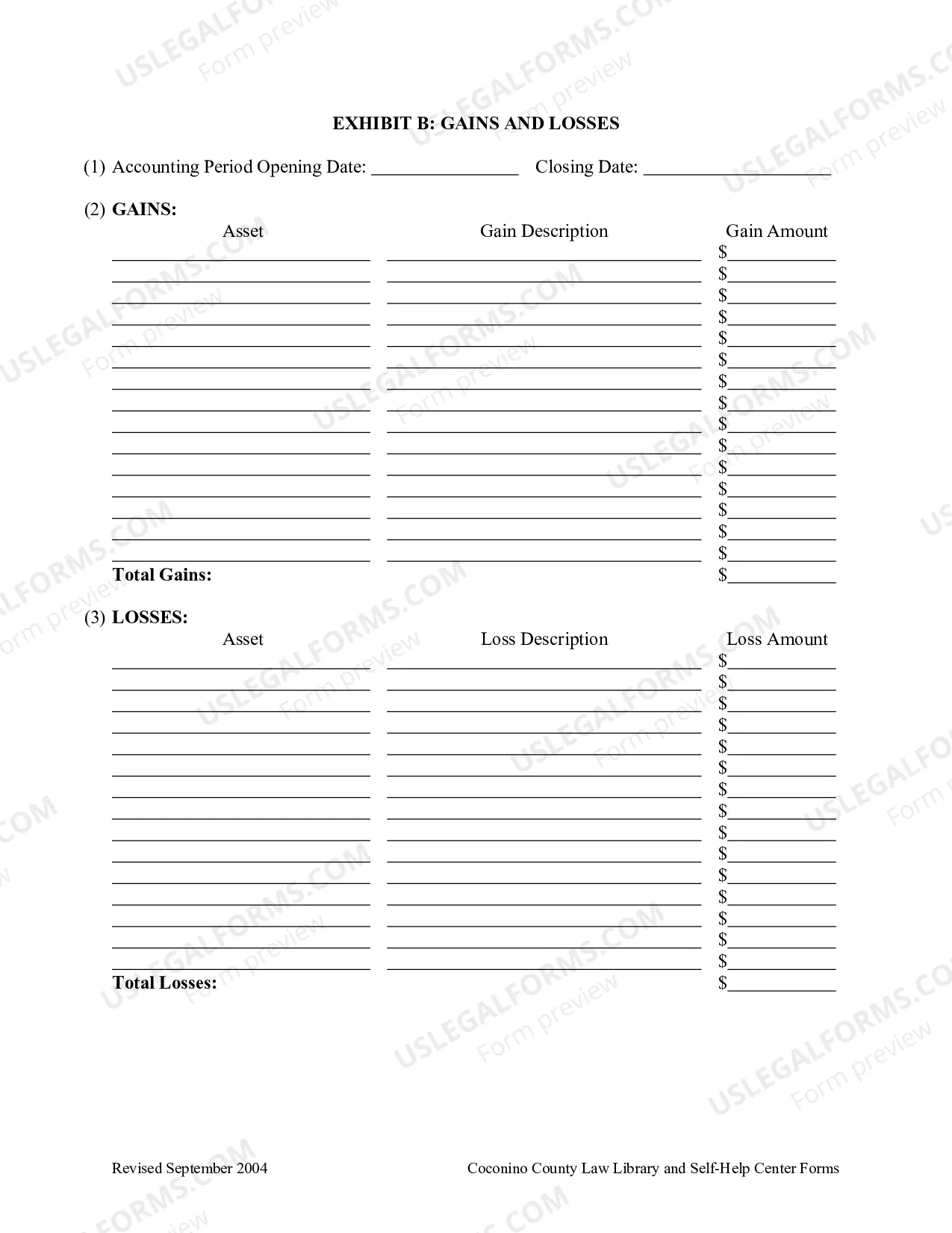 Preview Conservator Inventory and Accounting Package