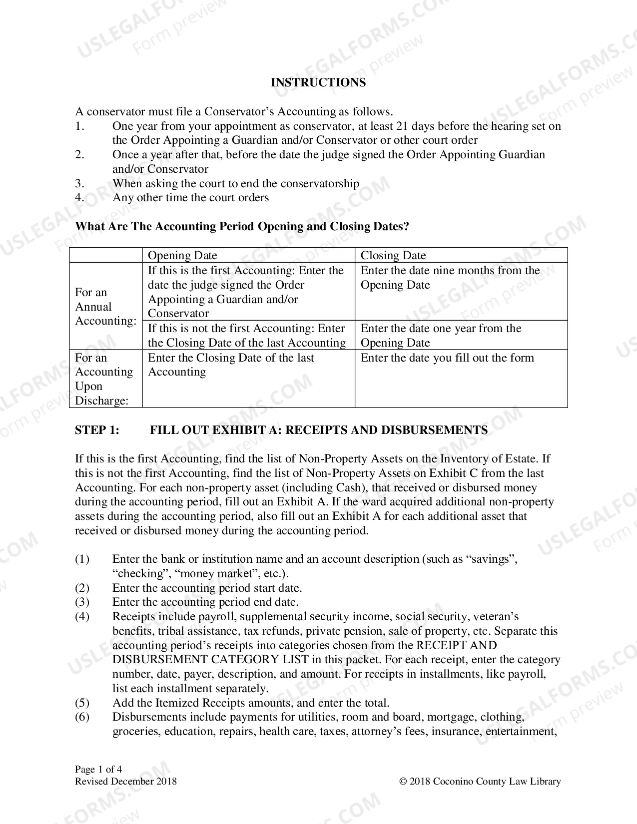 Preview Conservator Inventory and Accounting Package