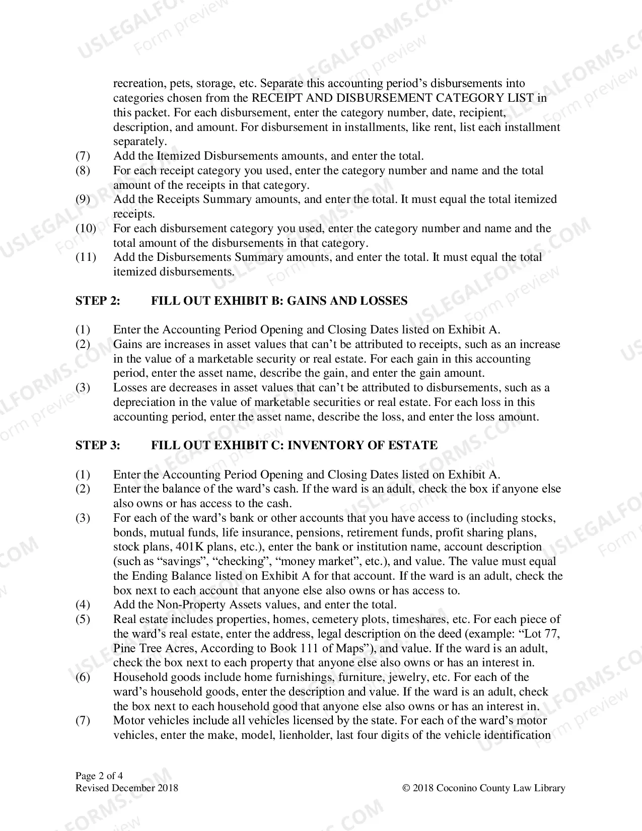 Preview Conservator Inventory and Accounting Package