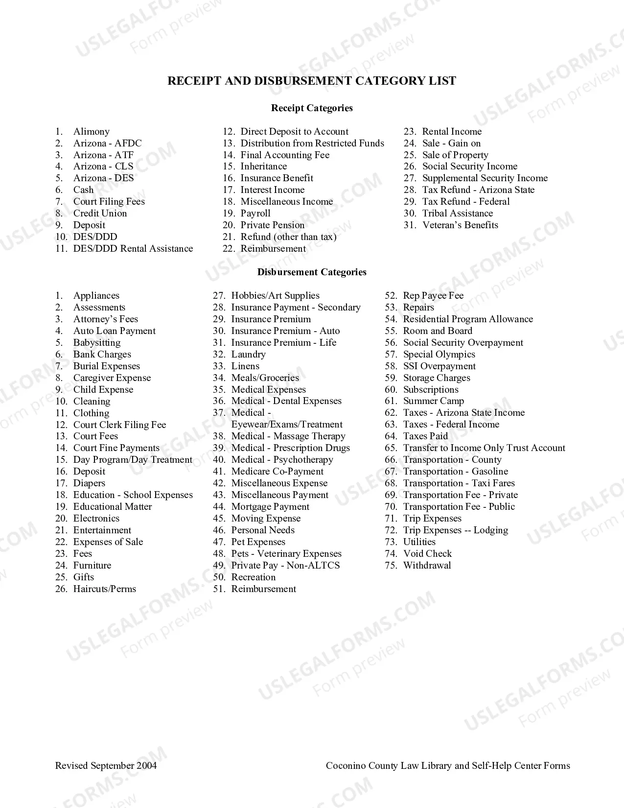 Preview Conservator Inventory and Accounting Package